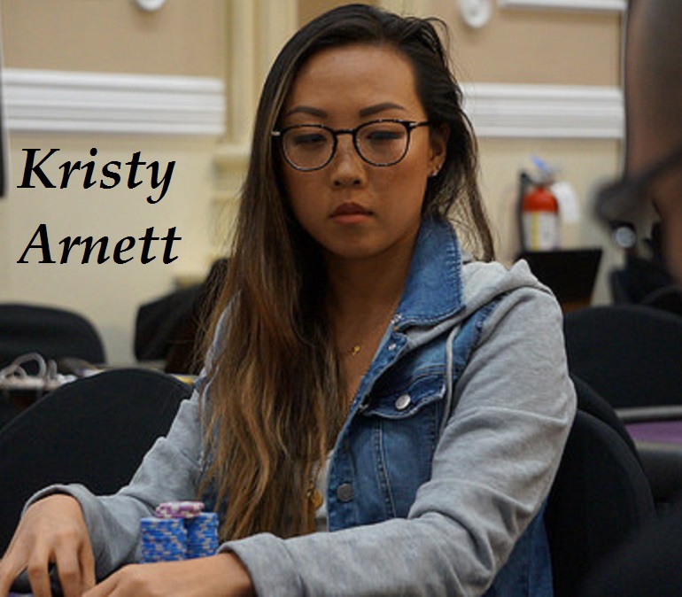 Kristy Arnett at 2018WSOPC Bycicle LA ME